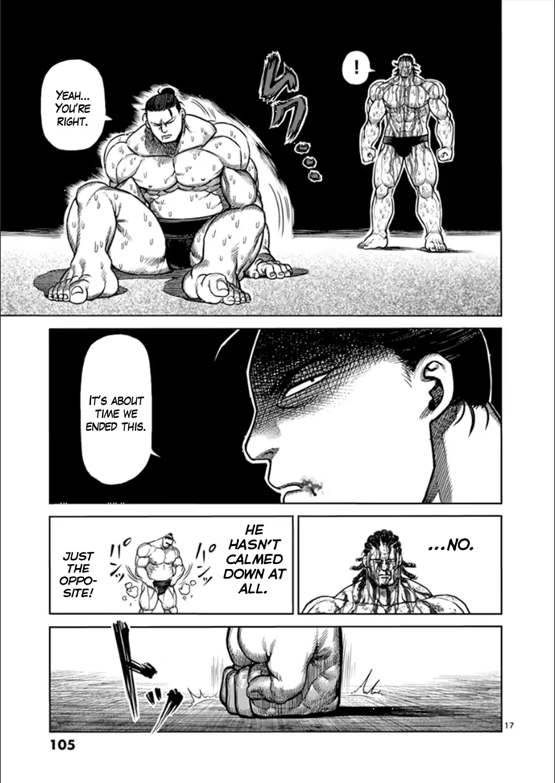 Kengan Asura Chapter 79 page 17 - Chapter 79: Conviction