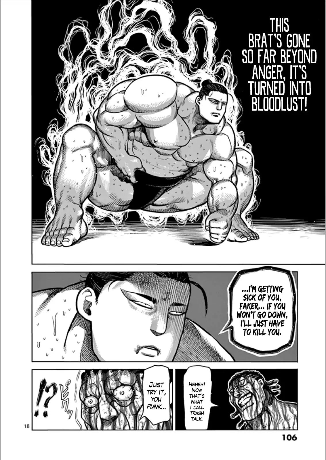 Kengan Asura Chapter 79 page 18 - Chapter 79: Conviction