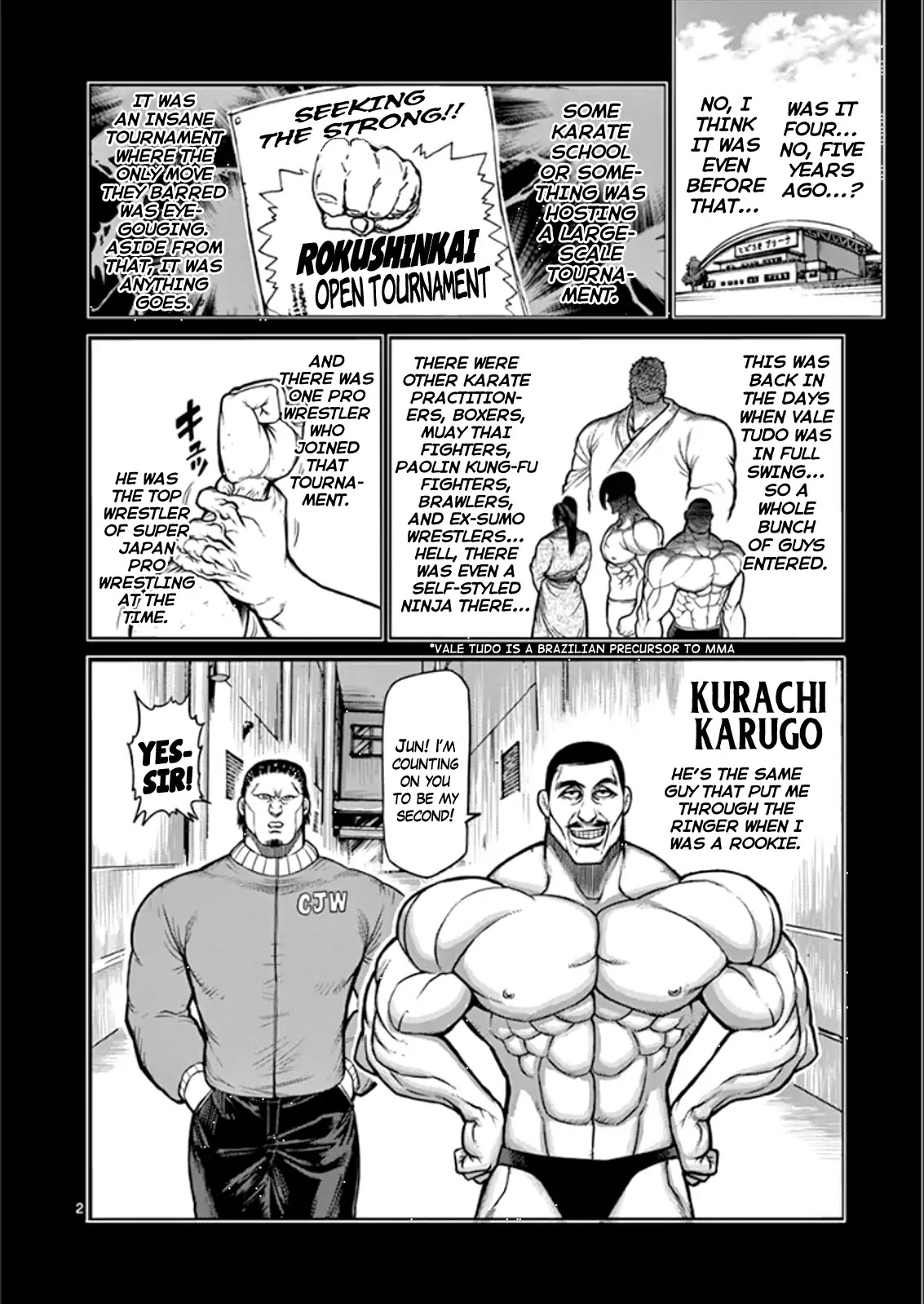 Kengan Asura Chapter 79 page 2 - Chapter 79: Conviction