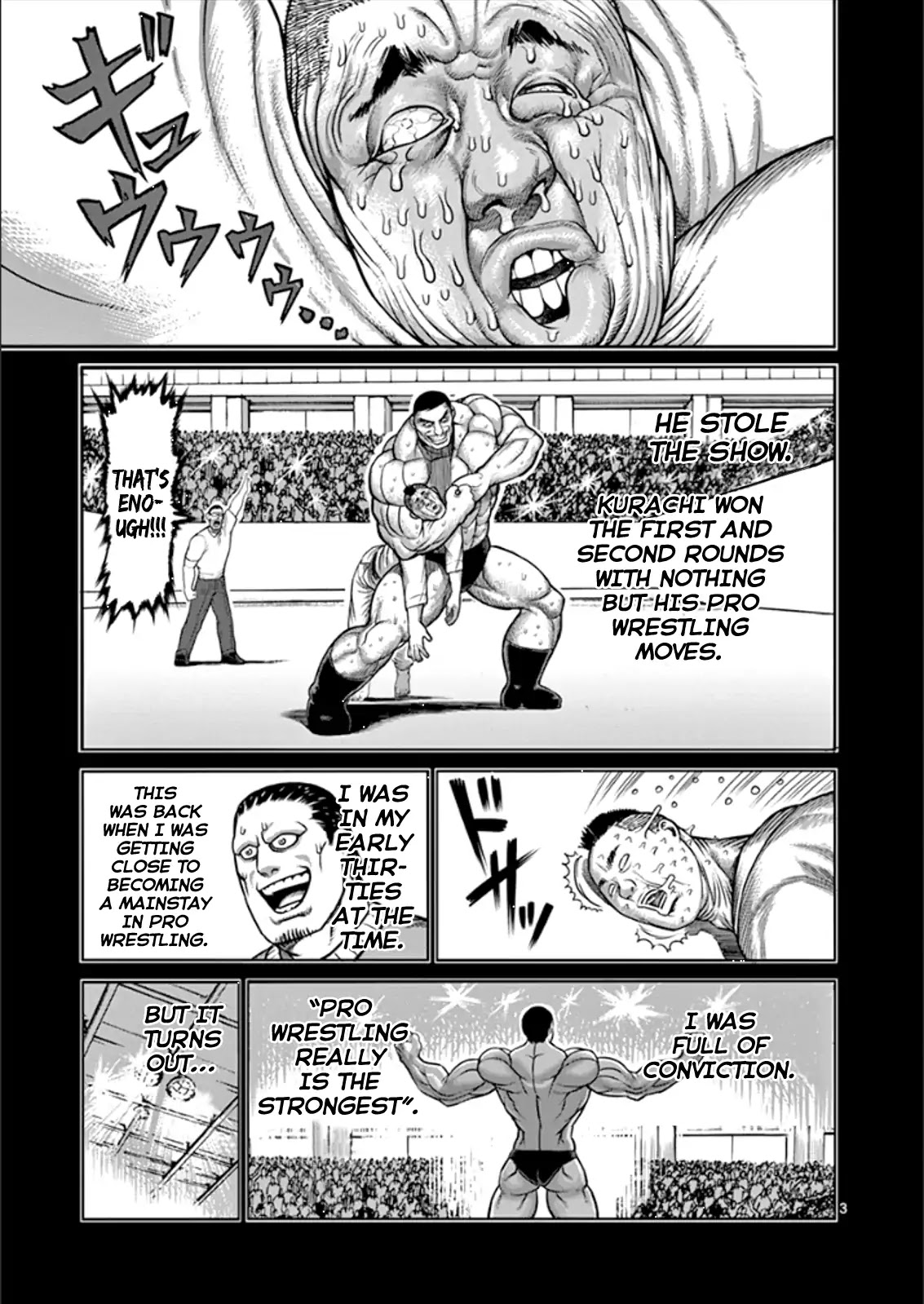 Kengan Asura Chapter 79 page 3 - Chapter 79: Conviction