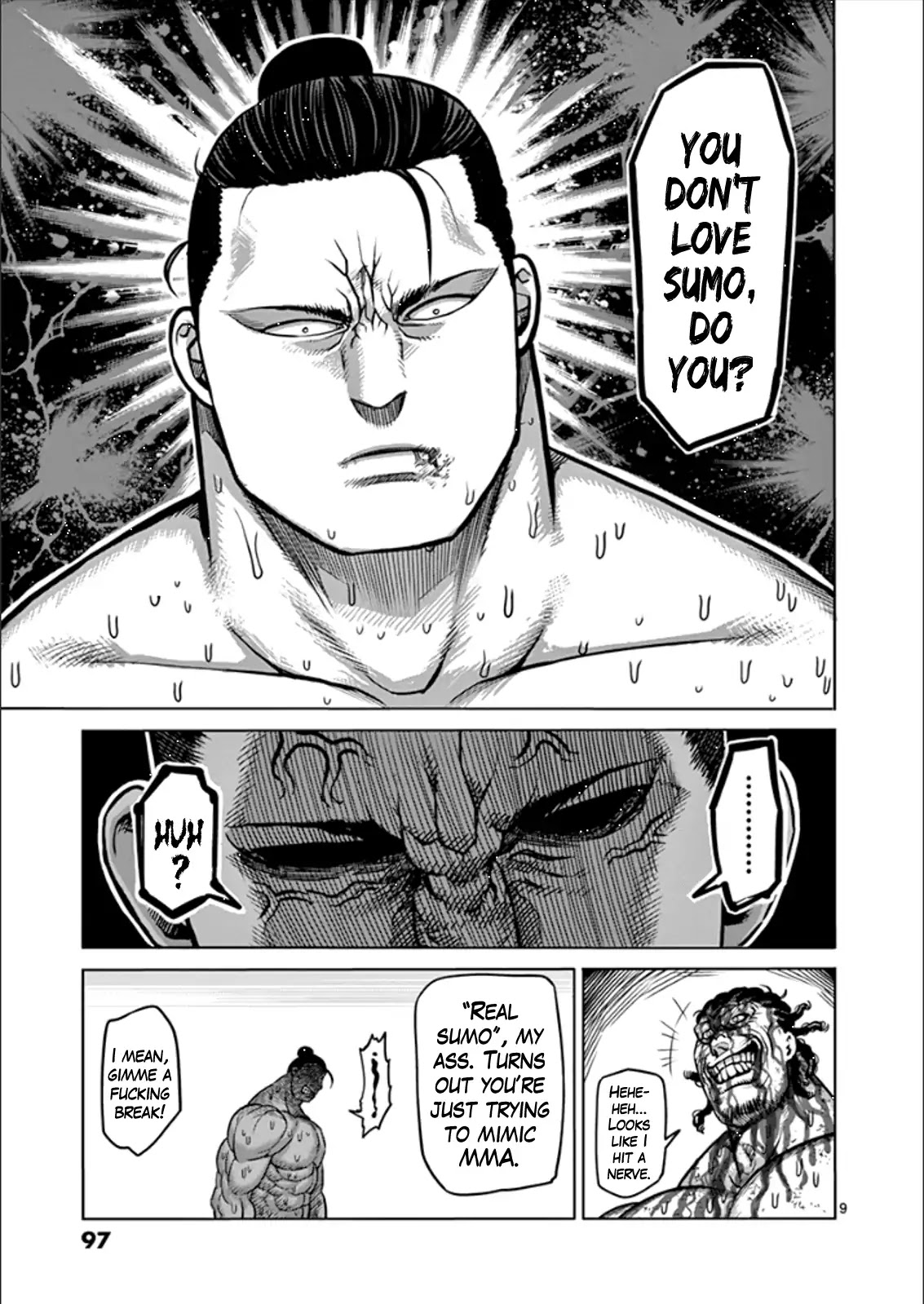 Kengan Asura Chapter 79 page 9 - Chapter 79: Conviction