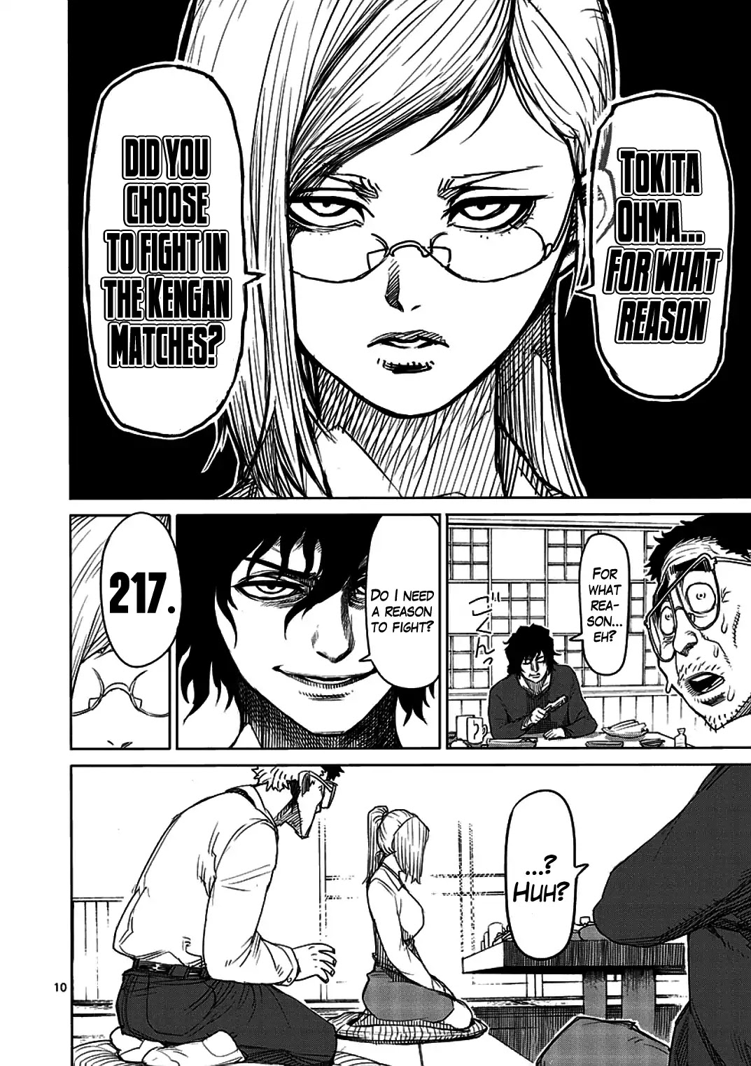 Kengan Asura Chapter 8 page 10 - Chapter 8: Reason