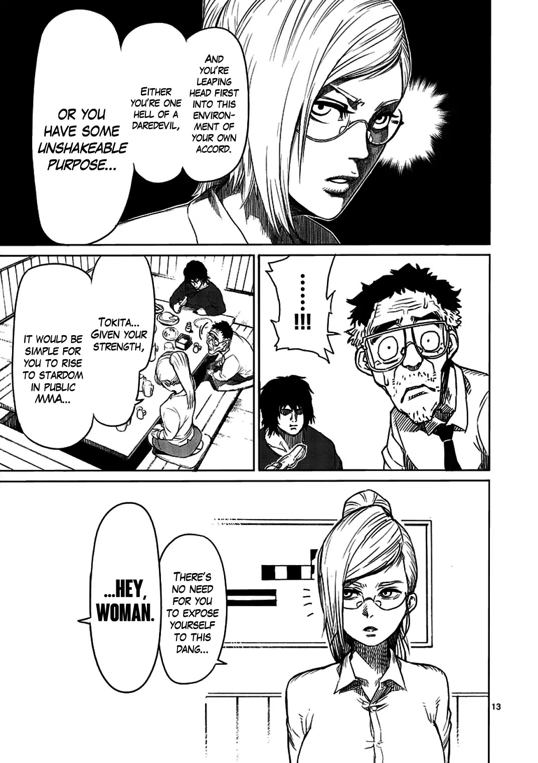 Kengan Asura Chapter 8 page 13 - Chapter 8: Reason