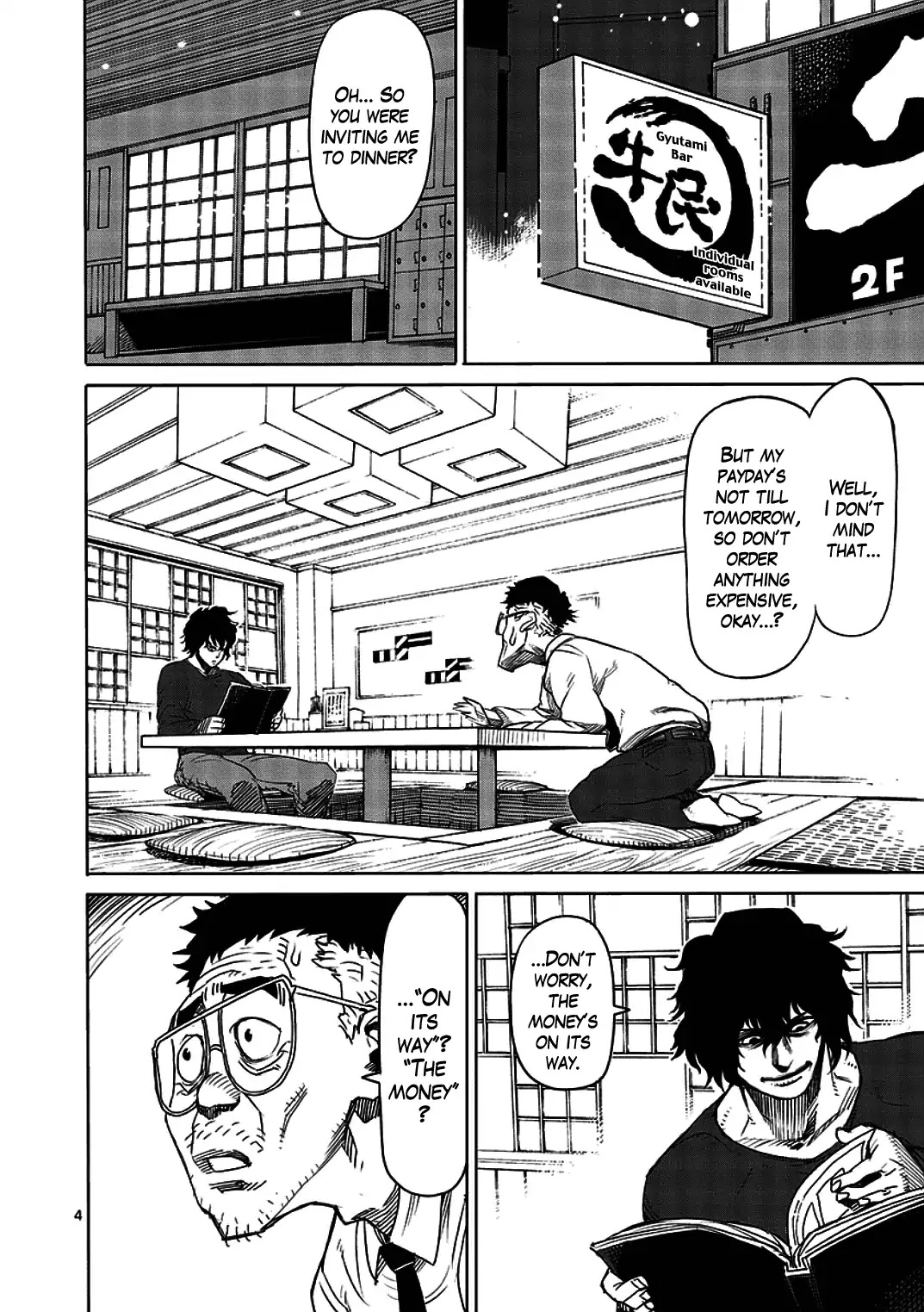 Kengan Asura Chapter 8 page 4 - Chapter 8: Reason