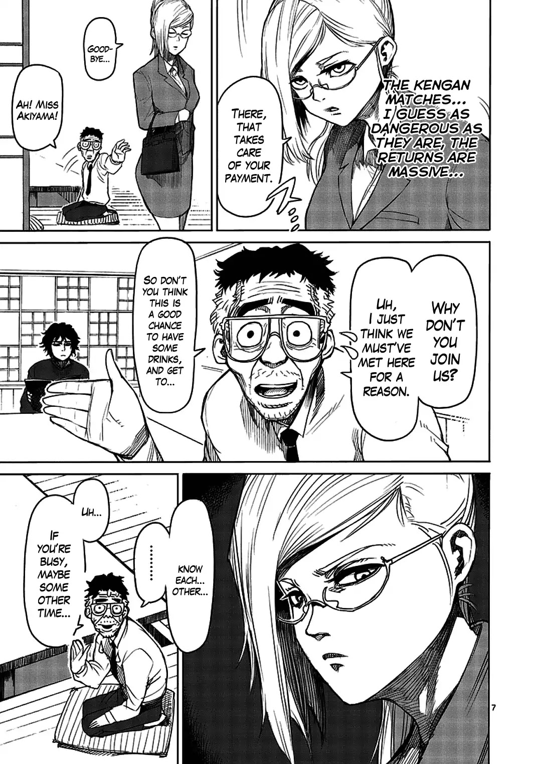 Kengan Asura Chapter 8 page 7 - Chapter 8: Reason