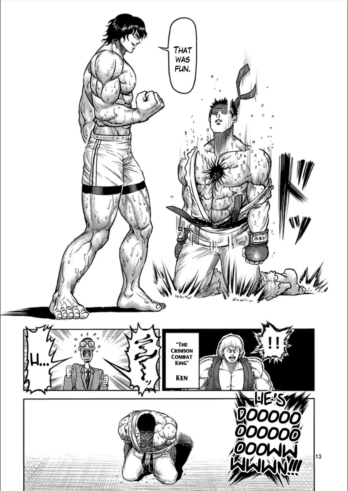 Kengan Asura Chapter 81.5 page 13 - Chapter 81.5: Extra: Showdown (Part 2)