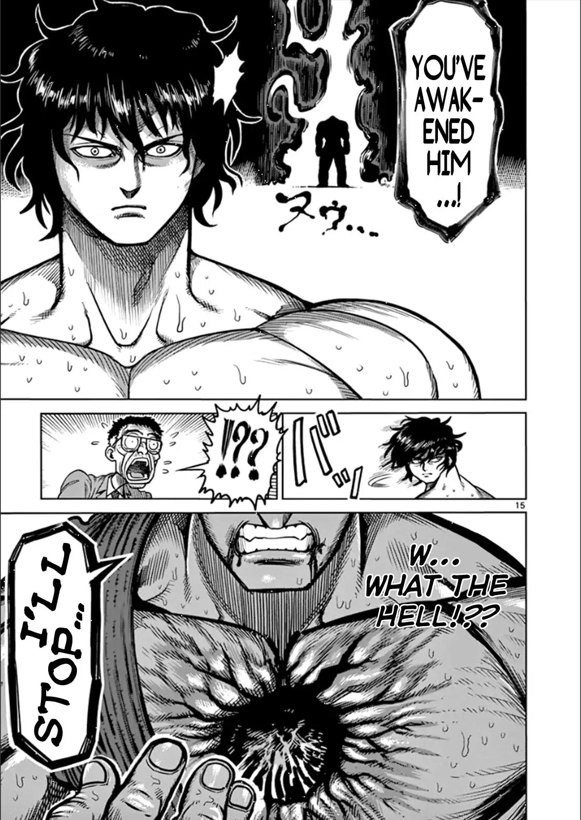 Kengan Asura Chapter 81.5 page 15 - Chapter 81.5: Extra: Showdown (Part 2)