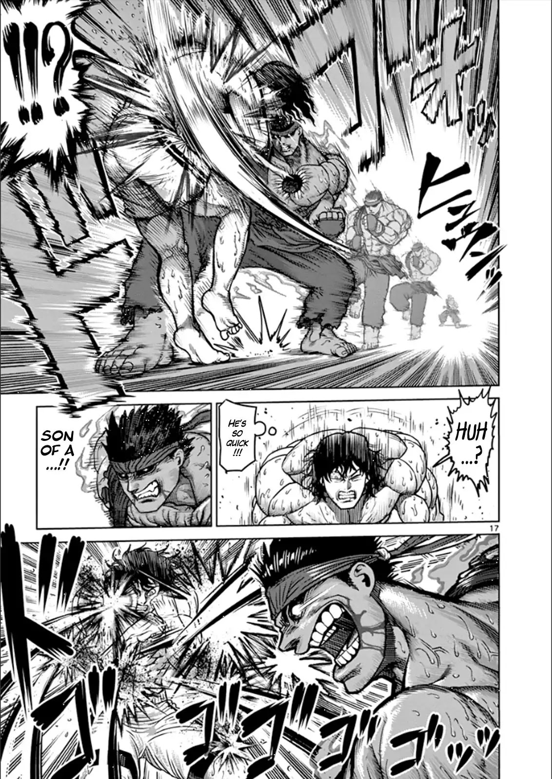 Kengan Asura Chapter 81.5 page 17 - Chapter 81.5: Extra: Showdown (Part 2)