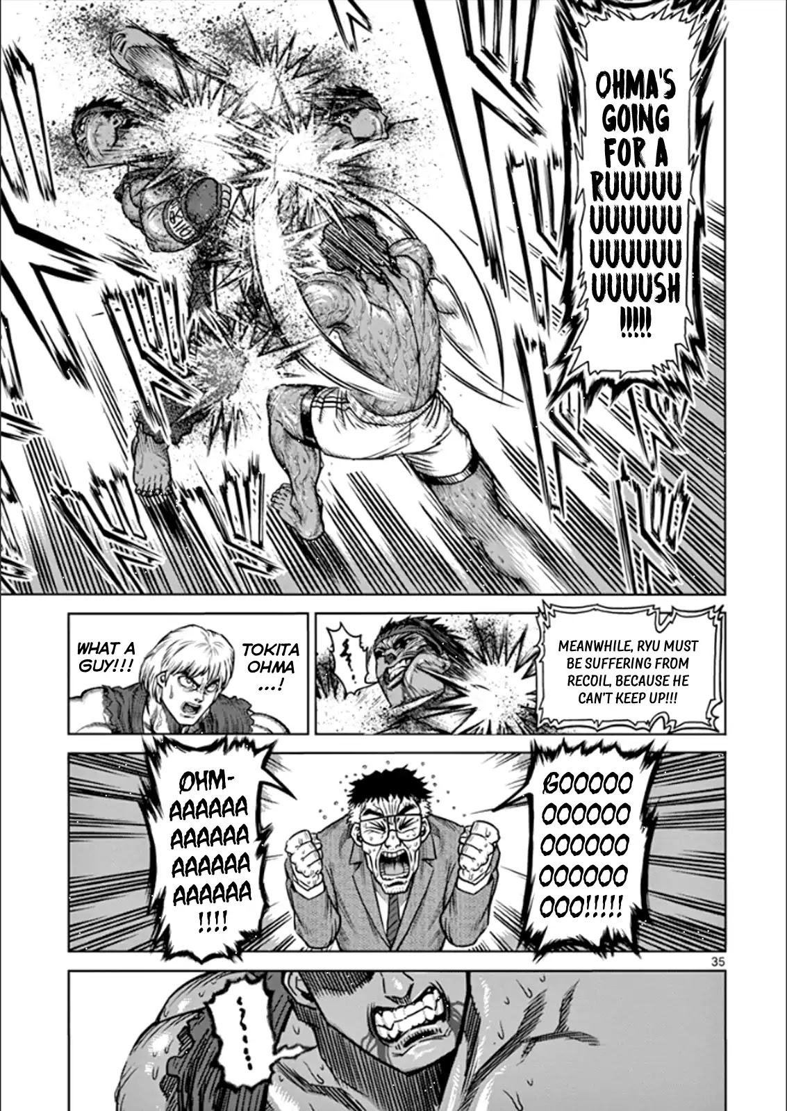 Kengan Asura Chapter 81.5 page 34 - Chapter 81.5: Extra: Showdown (Part 2)