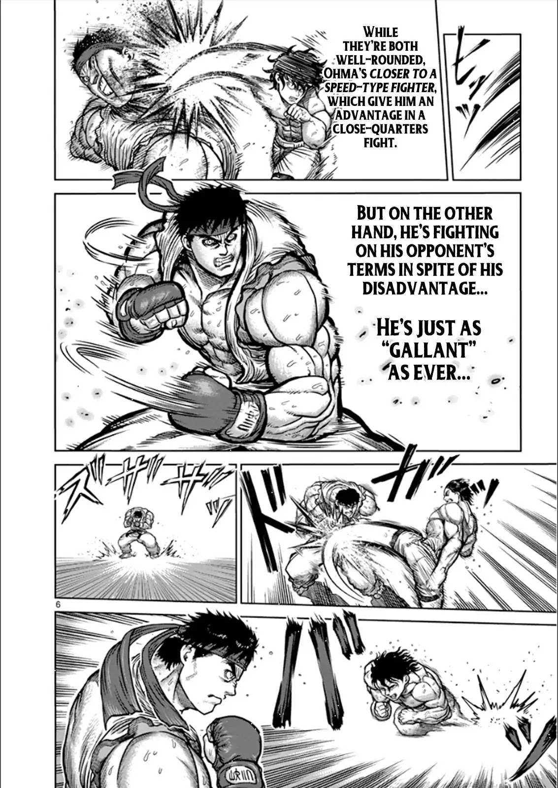 Kengan Asura Chapter 81.5 page 6 - Chapter 81.5: Extra: Showdown (Part 2)
