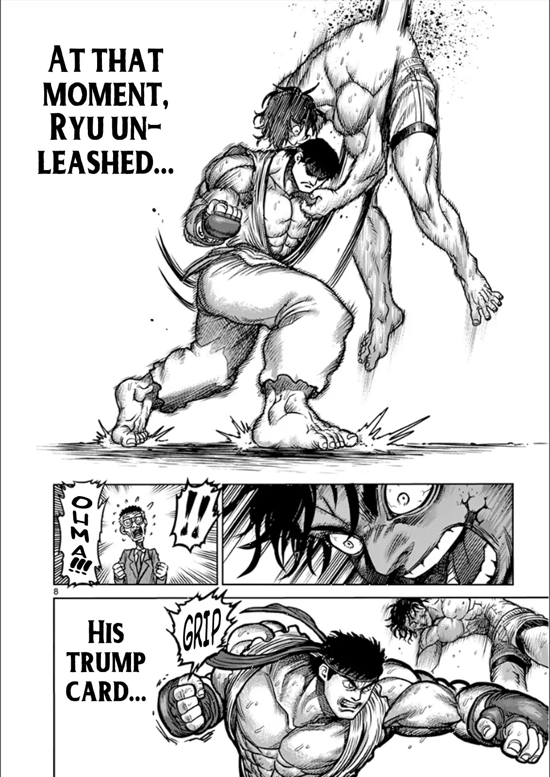 Kengan Asura Chapter 81.5 page 8 - Chapter 81.5: Extra: Showdown (Part 2)