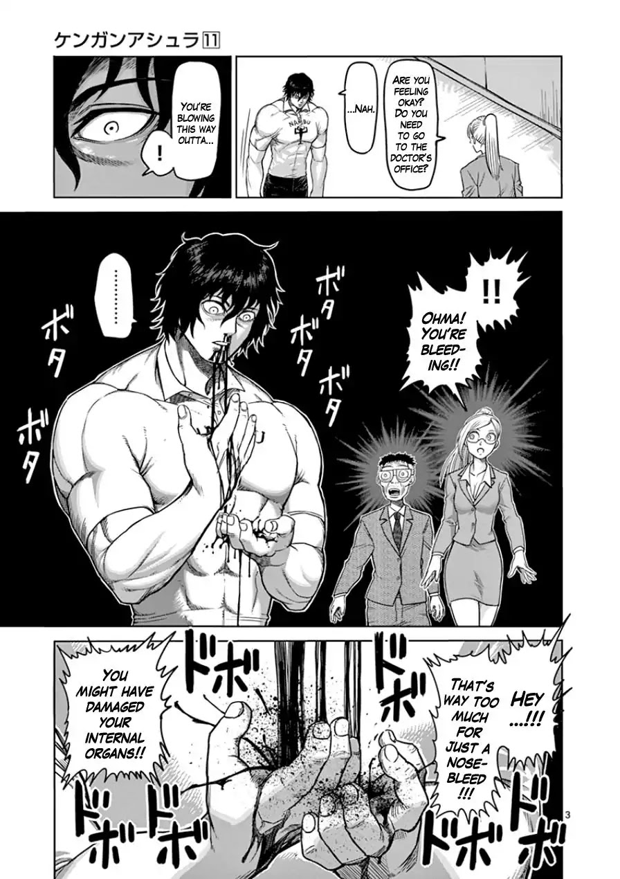 Kengan Asura Chapter 83 page 3 - Chapter 83: Bleeding