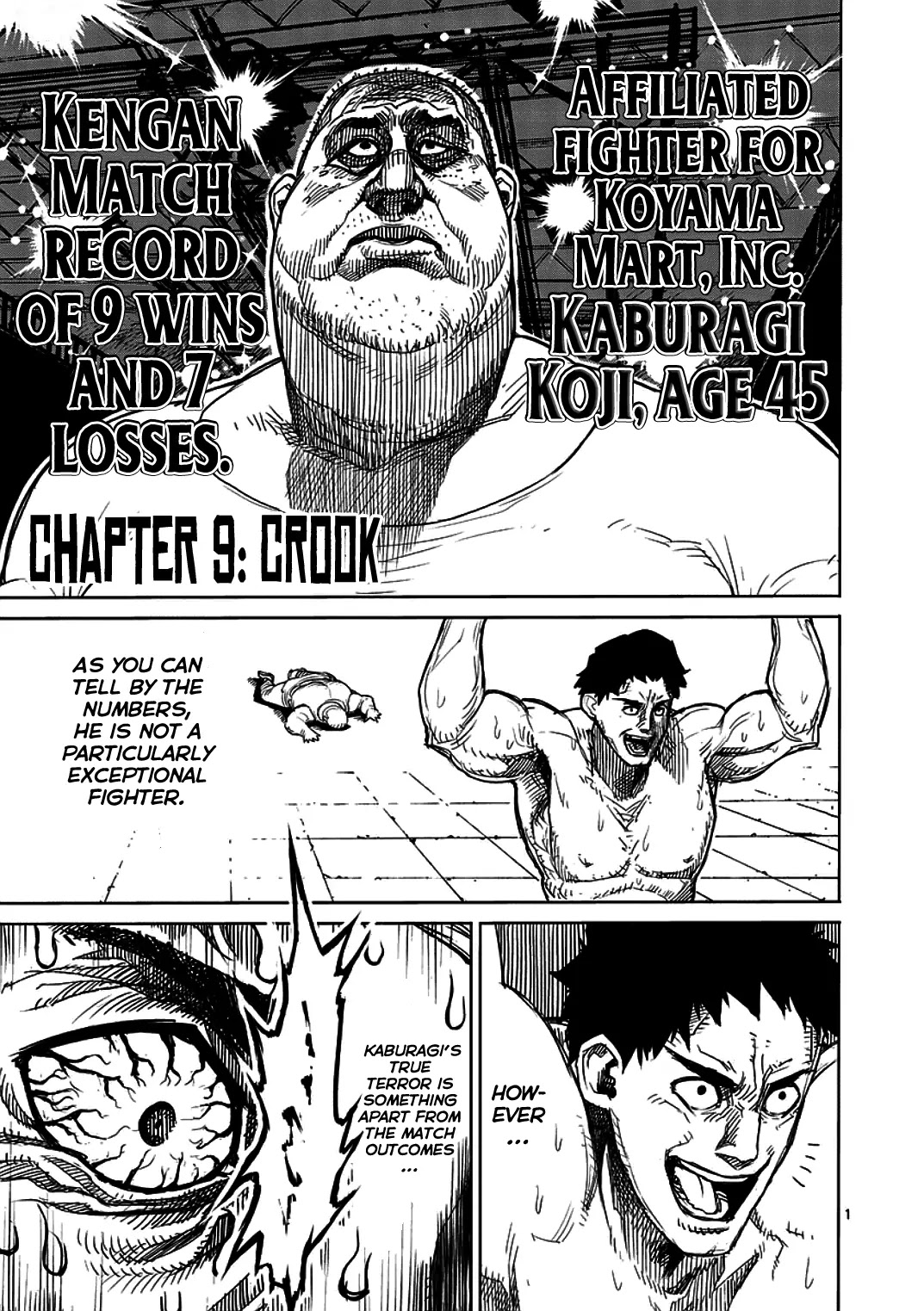 Kengan Asura Chapter 9 page 1 - Chapter 9: Crook