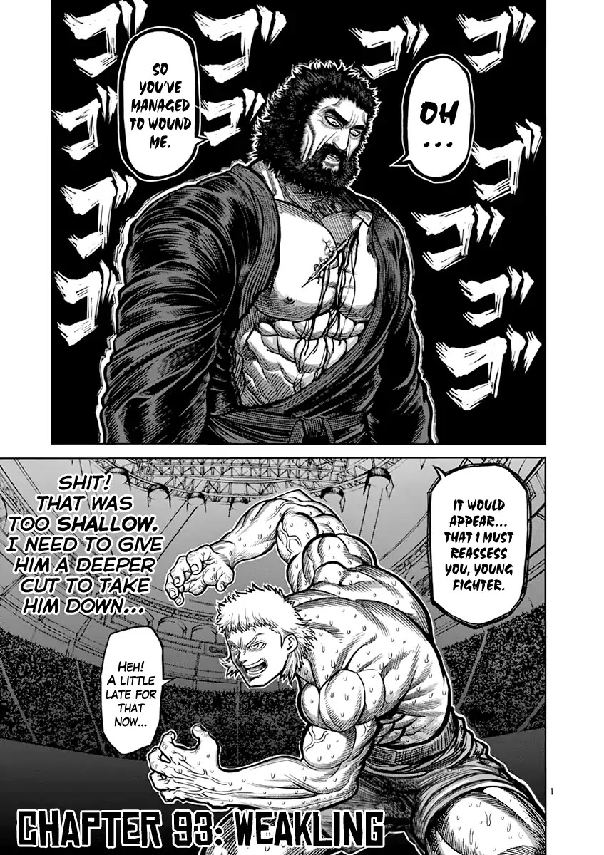 Kengan Asura Chapter 93 page 1 - Chapter 93: Weakling