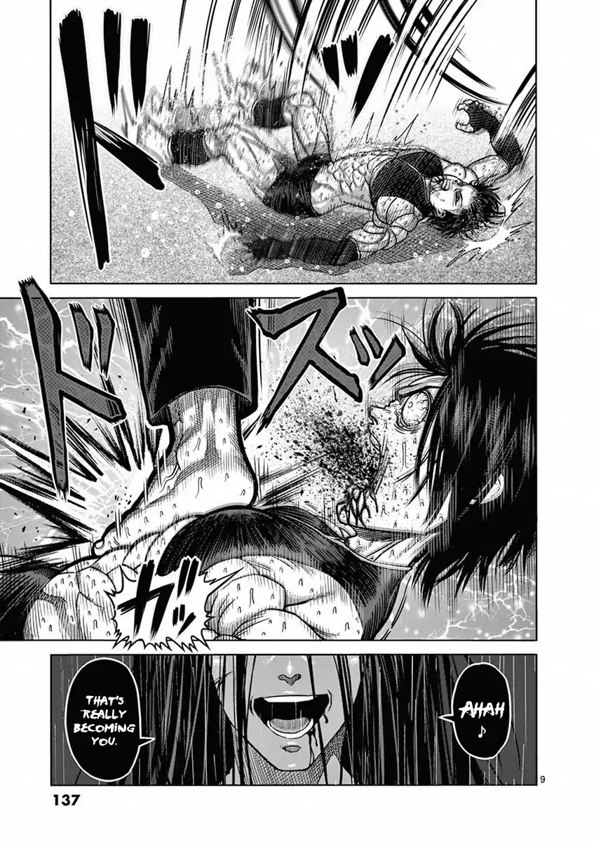 Kengan Asura Chapter 97 page 9 - Chapter 97: Rakshasa