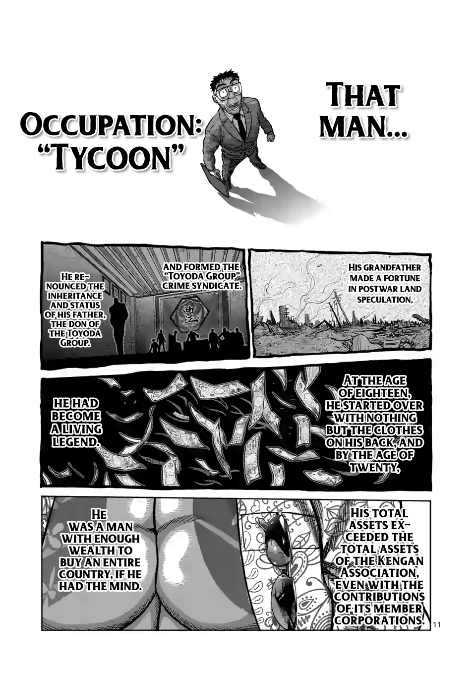 Kengan Omega Chapter 10 page 11 - Chapter 10: A Man Called Toyoda Idemitsu