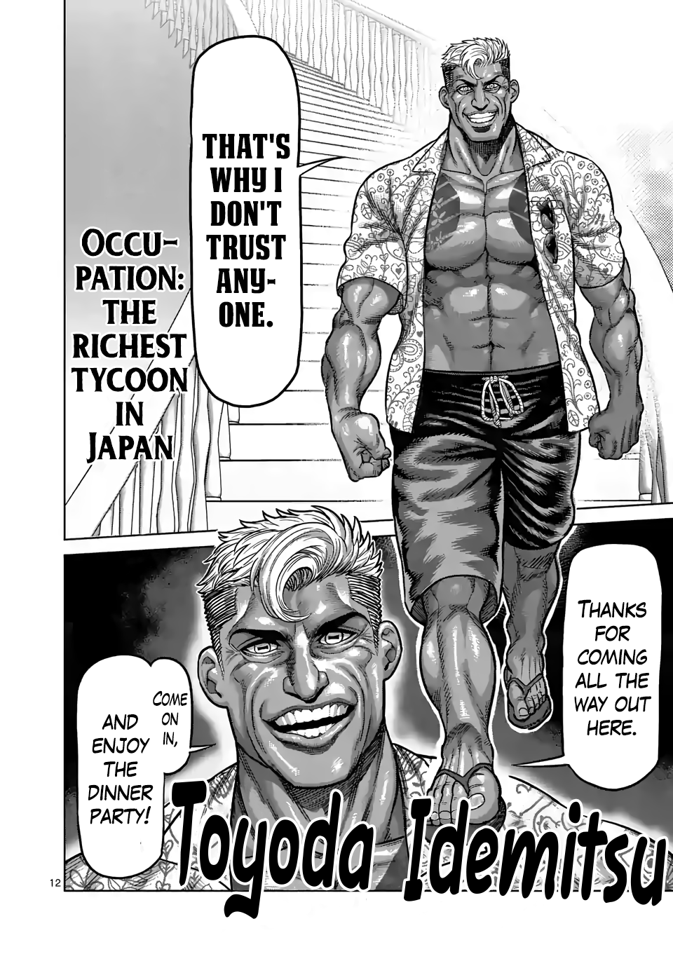 Kengan Omega Chapter 10 page 12 - Chapter 10: A Man Called Toyoda Idemitsu