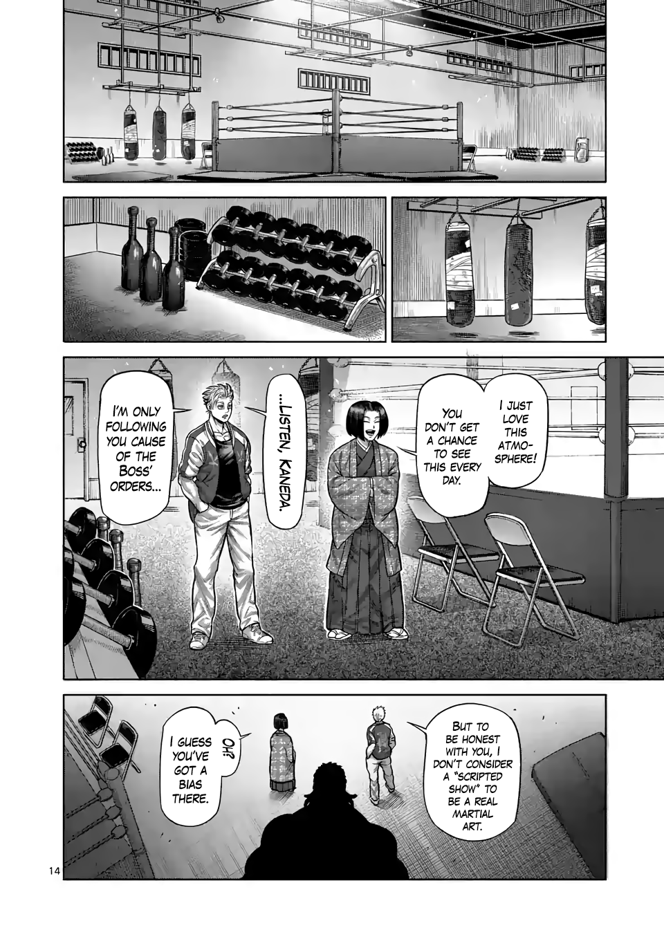 Kengan Omega Chapter 10 page 14 - Chapter 10: A Man Called Toyoda Idemitsu