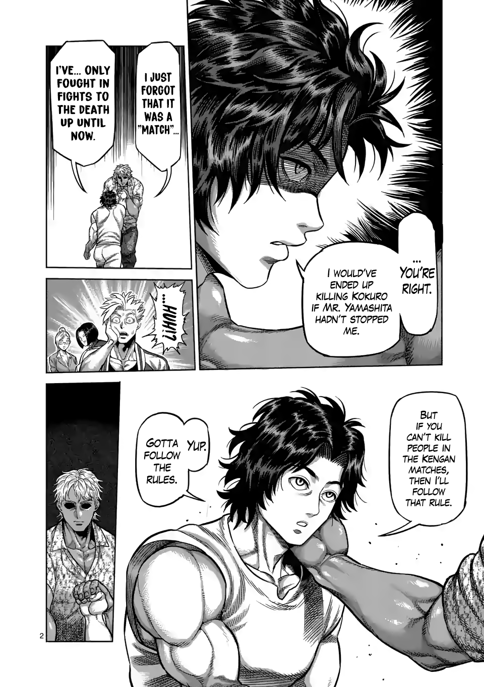 Kengan Omega Chapter 10 page 2 - Chapter 10: A Man Called Toyoda Idemitsu