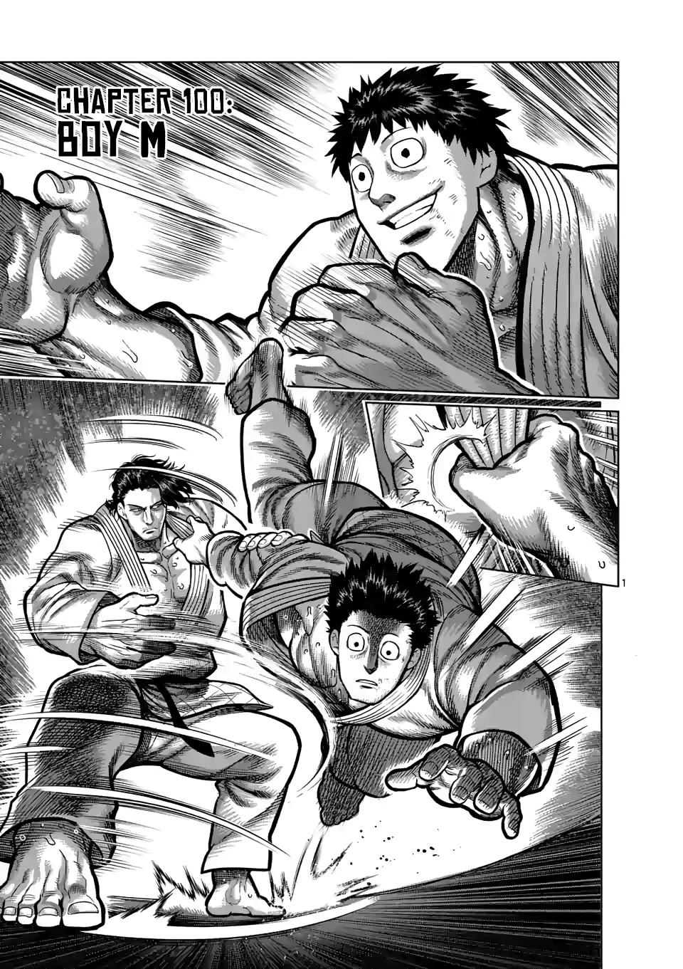 Kengan Omega Chapter 100 page 1 - Chapter 100: Boy M