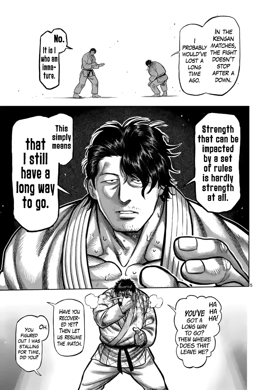 Kengan Omega Chapter 100 page 5 - Chapter 100: Boy M