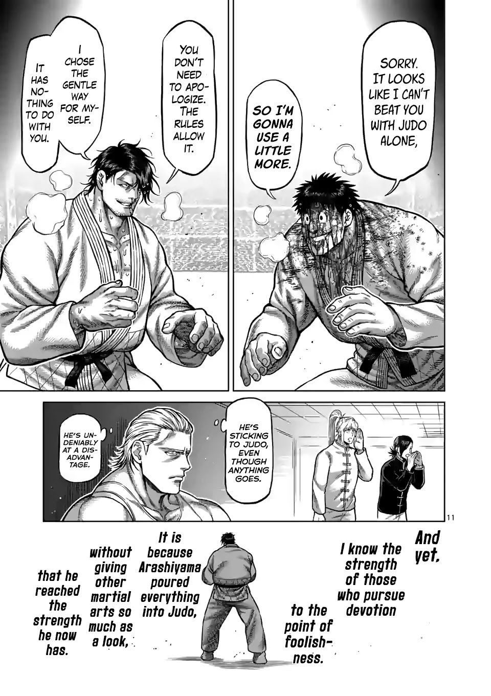 Kengan Omega Chapter 102 page 11 - Chapter 102: Poor Thing