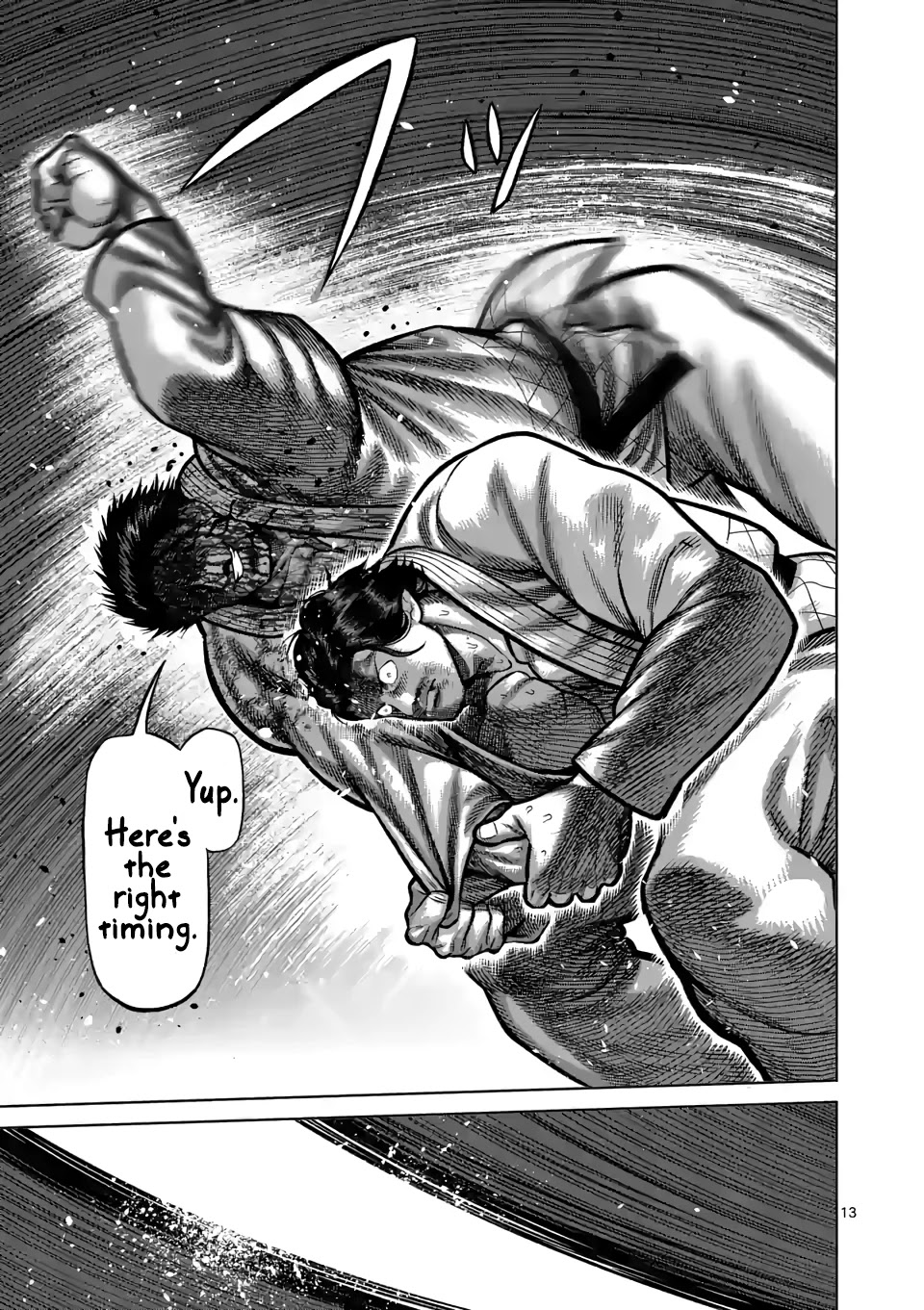 Kengan Omega Chapter 102 page 13 - Chapter 102: Poor Thing