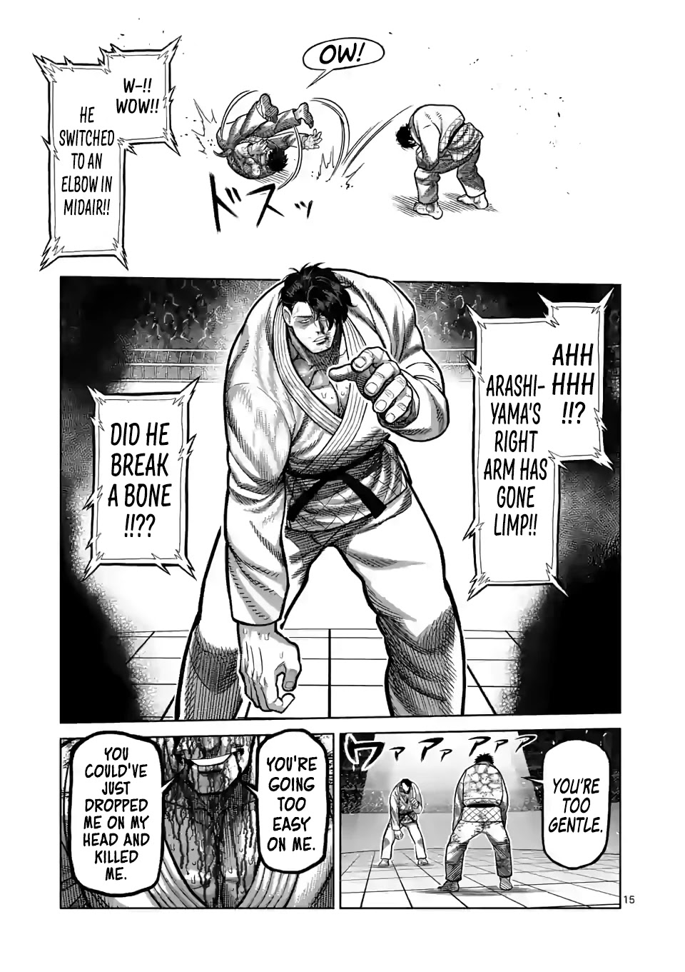 Kengan Omega Chapter 102 page 15 - Chapter 102: Poor Thing