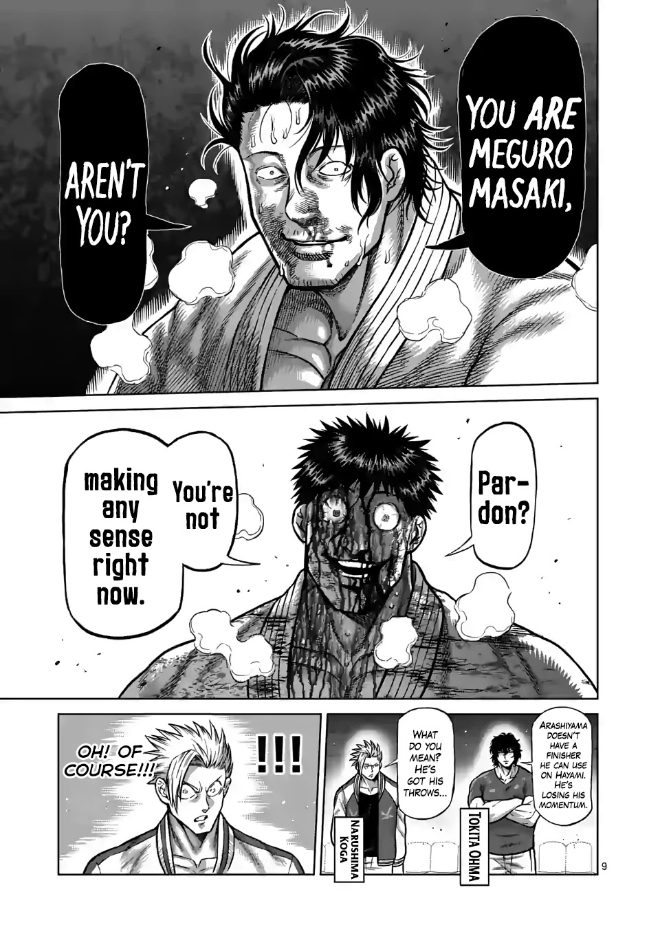 Kengan Omega Chapter 102 page 9 - Chapter 102: Poor Thing