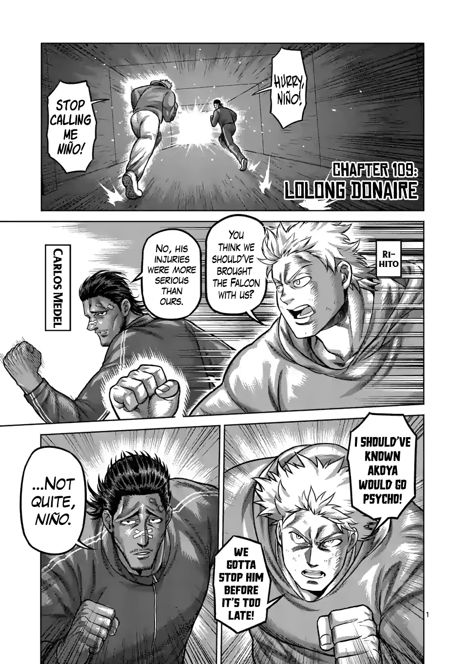 Kengan Omega Chapter 109 page 1 - Chapter 109