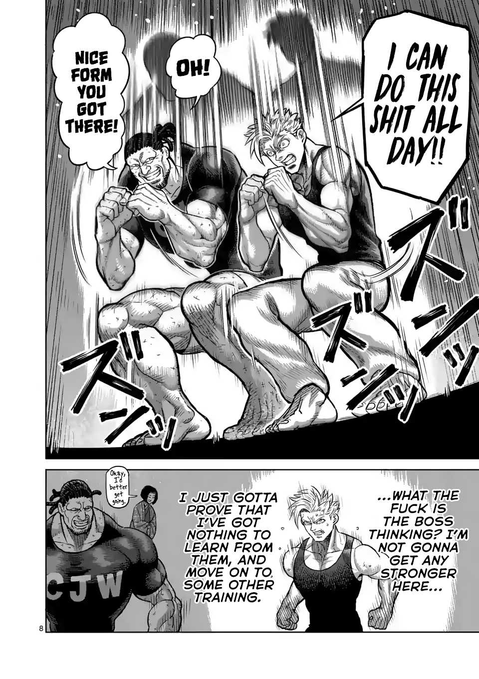 Kengan Omega Chapter 11 page 8 - Chapter 11: Squats