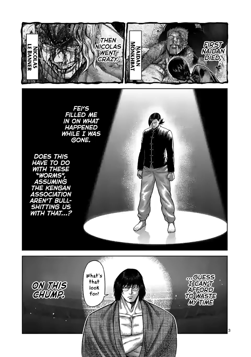 Kengan Omega Chapter 110 page 3 - Chapter 110