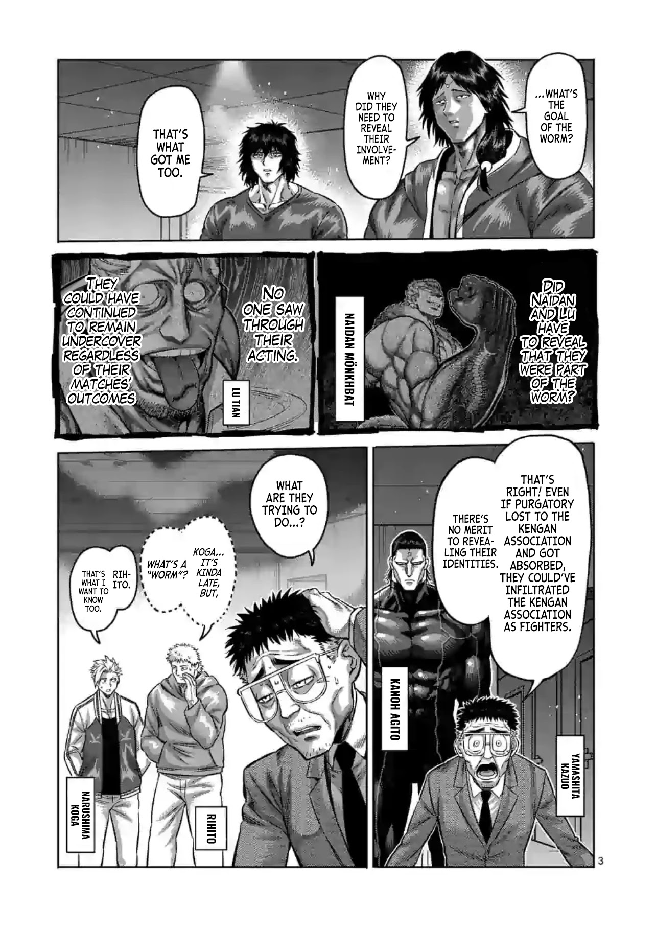 Kengan Omega Chapter 115 page 3 - Chapter 115