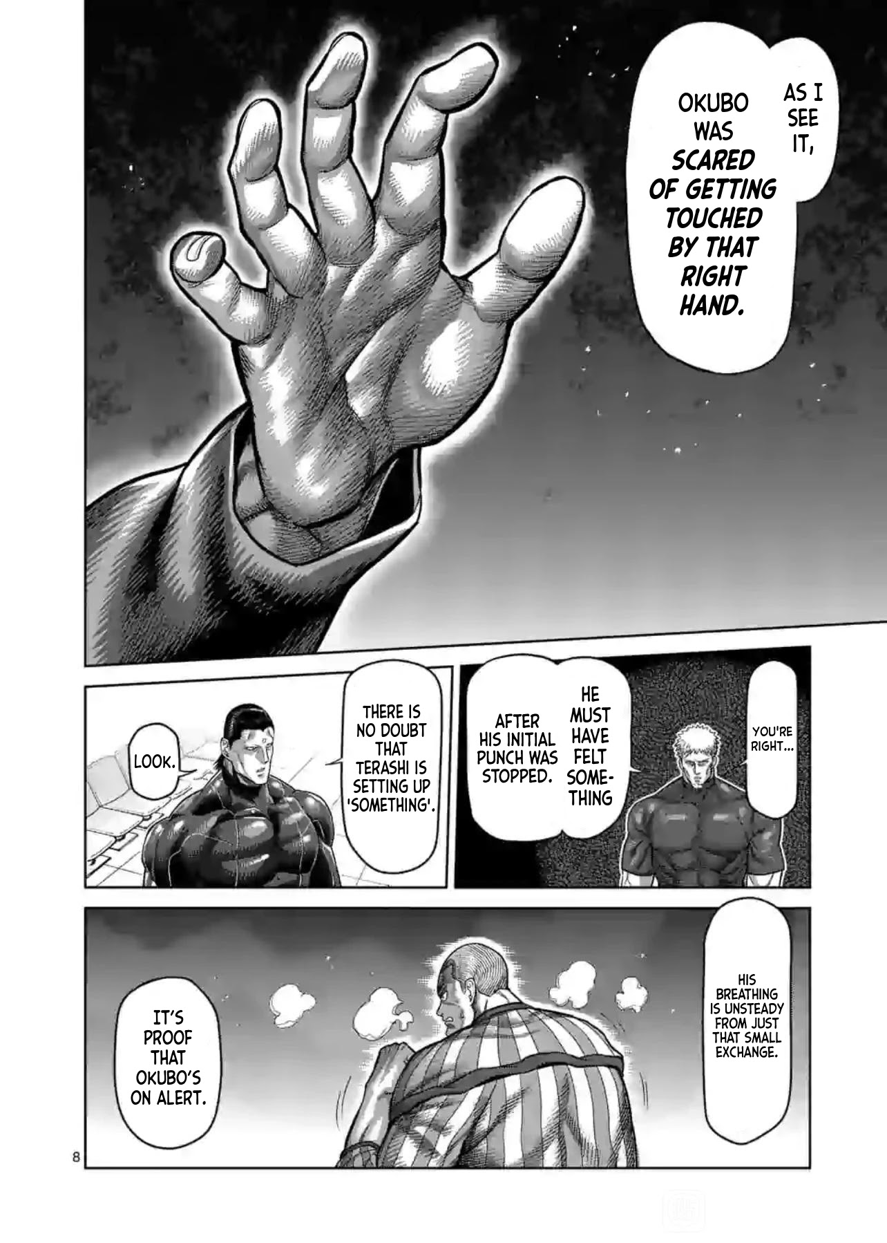 Kengan Omega Chapter 116 page 8 - Chapter 116: The Legend of the Mask