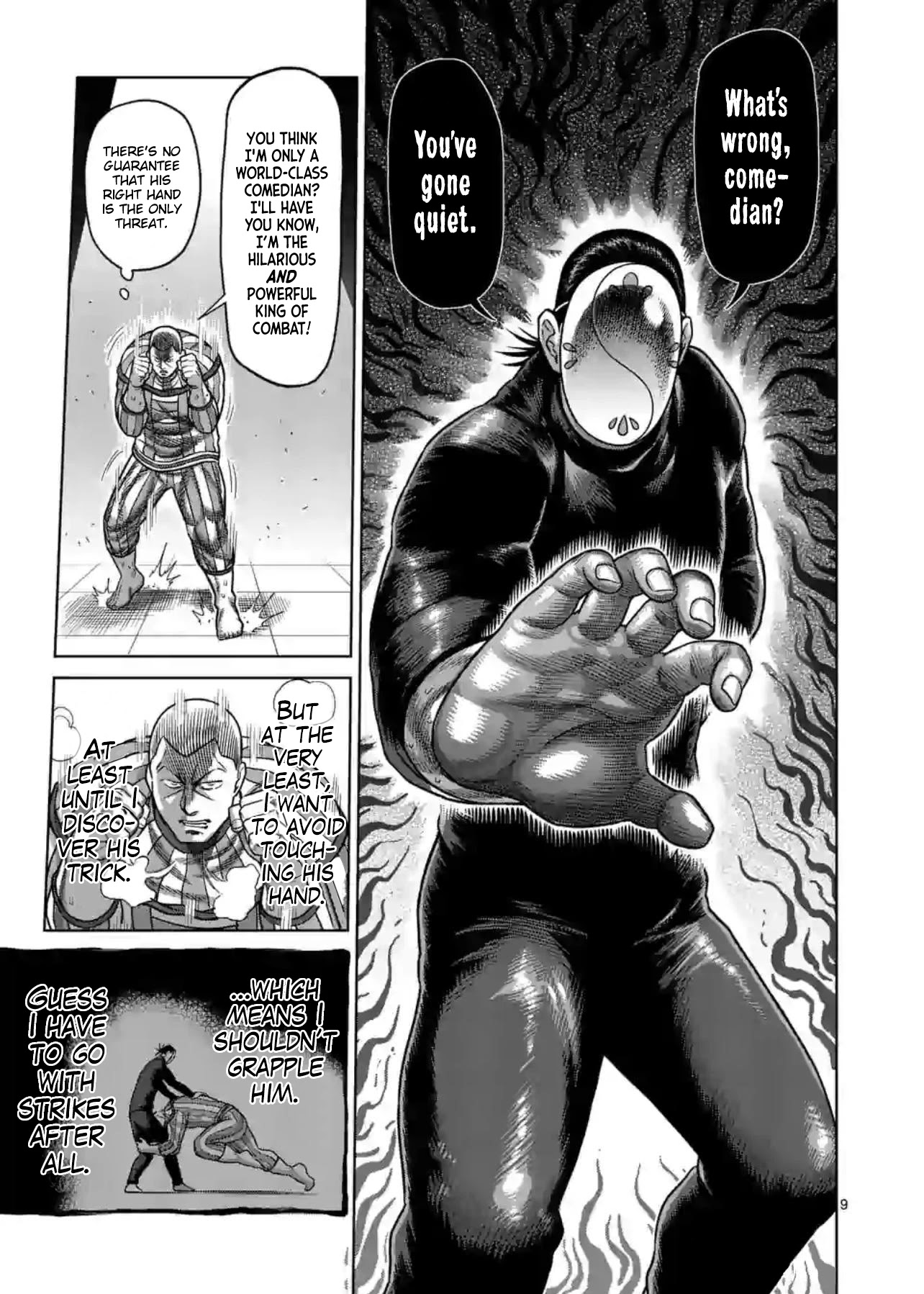 Kengan Omega Chapter 116 page 9 - Chapter 116: The Legend of the Mask