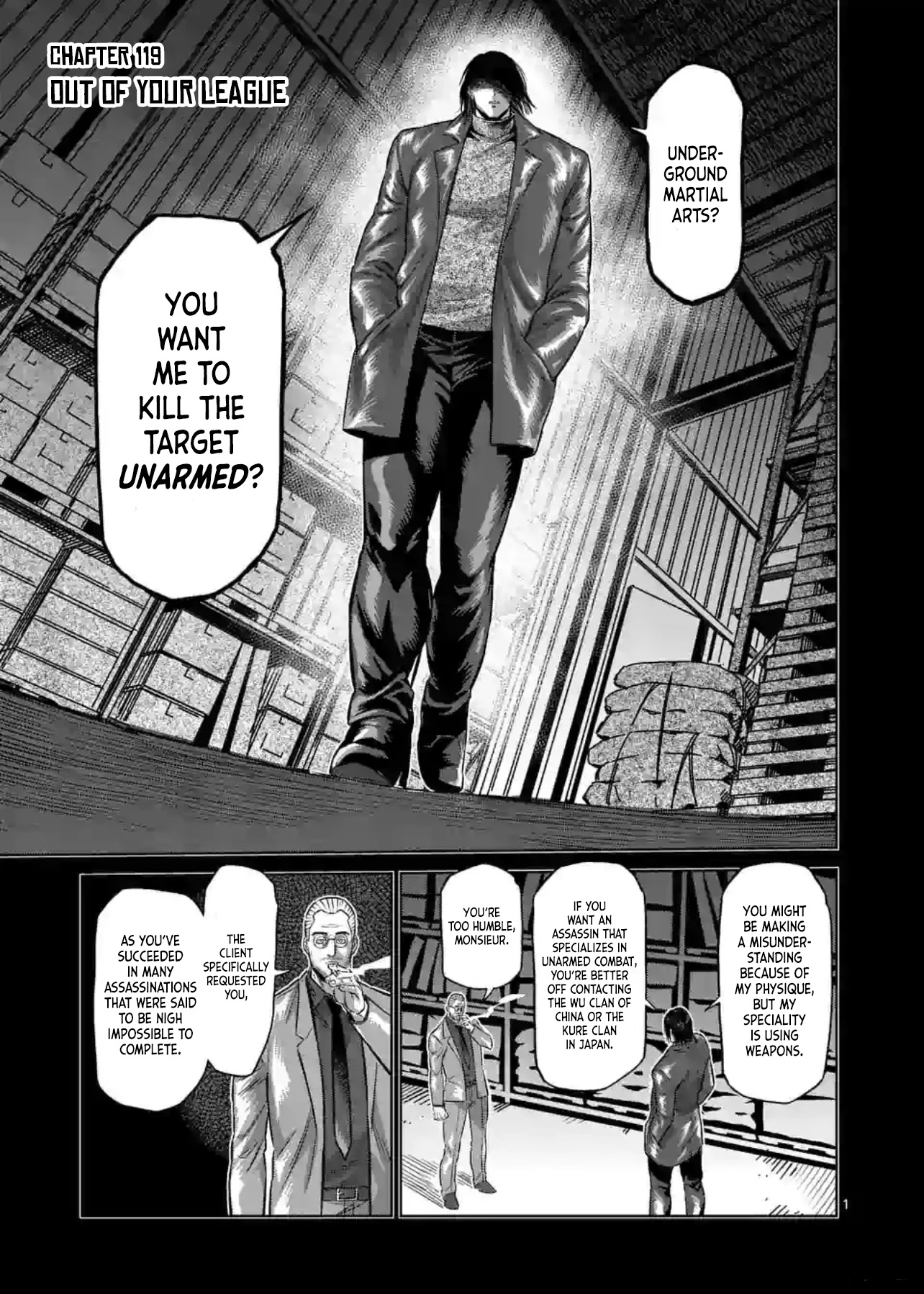 Kengan Omega Chapter 119 page 1 - Chapter 119