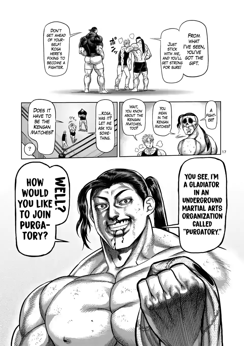 Kengan Omega Chapter 12 page 17 - Chapter 12: Test