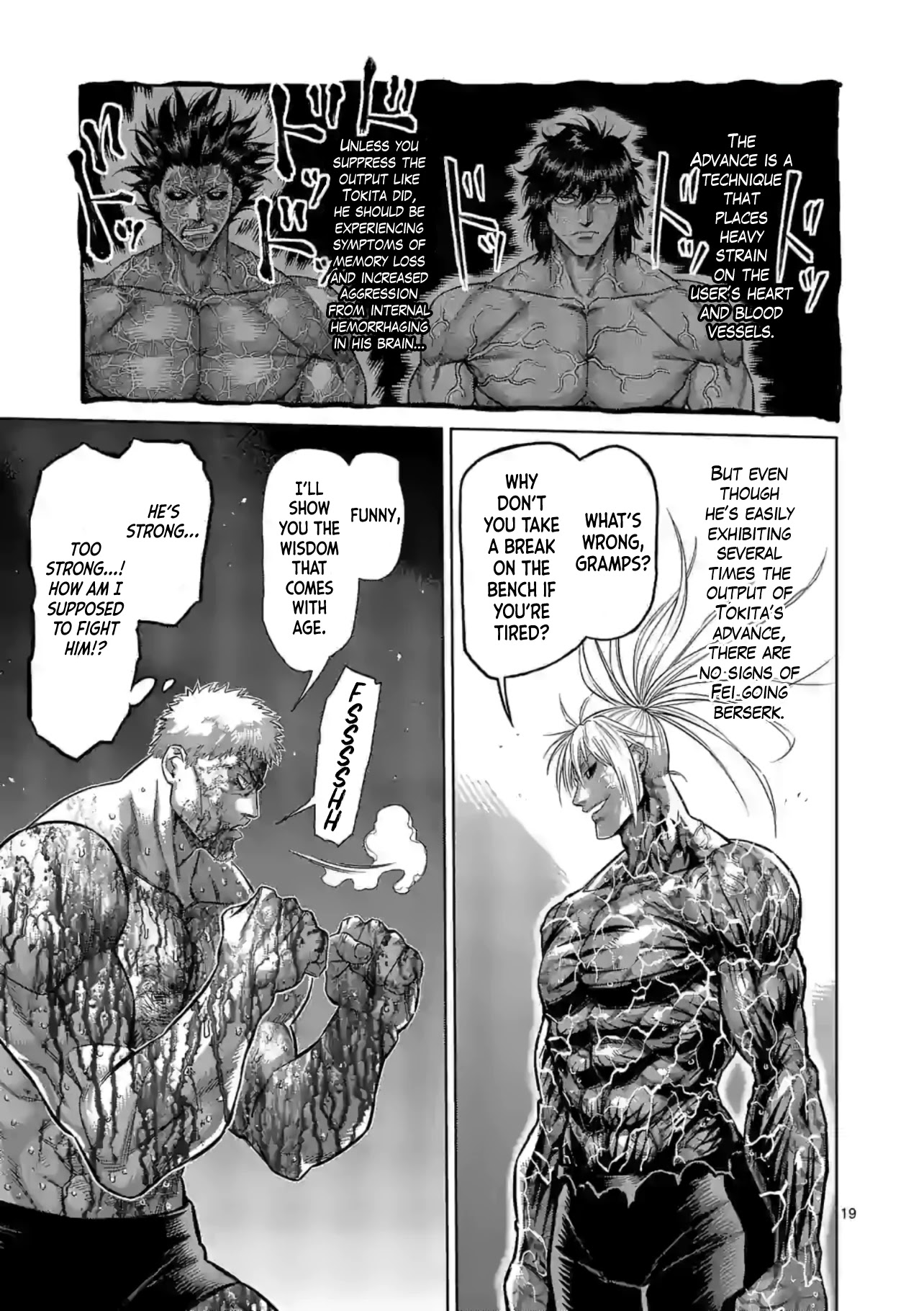 Kengan Omega Chapter 125 page 19 - Chapter 125: Tertiary Secret Technique