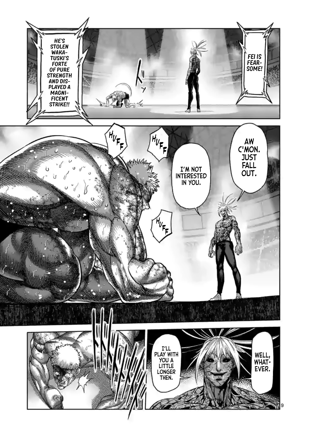 Kengan Omega Chapter 125 page 9 - Chapter 125: Tertiary Secret Technique