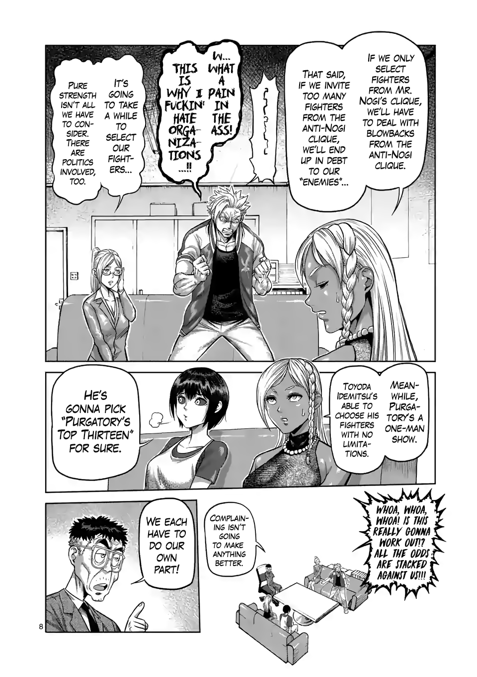 Kengan Omega Chapter 13 page 8 - Chapter 13: Getting Going