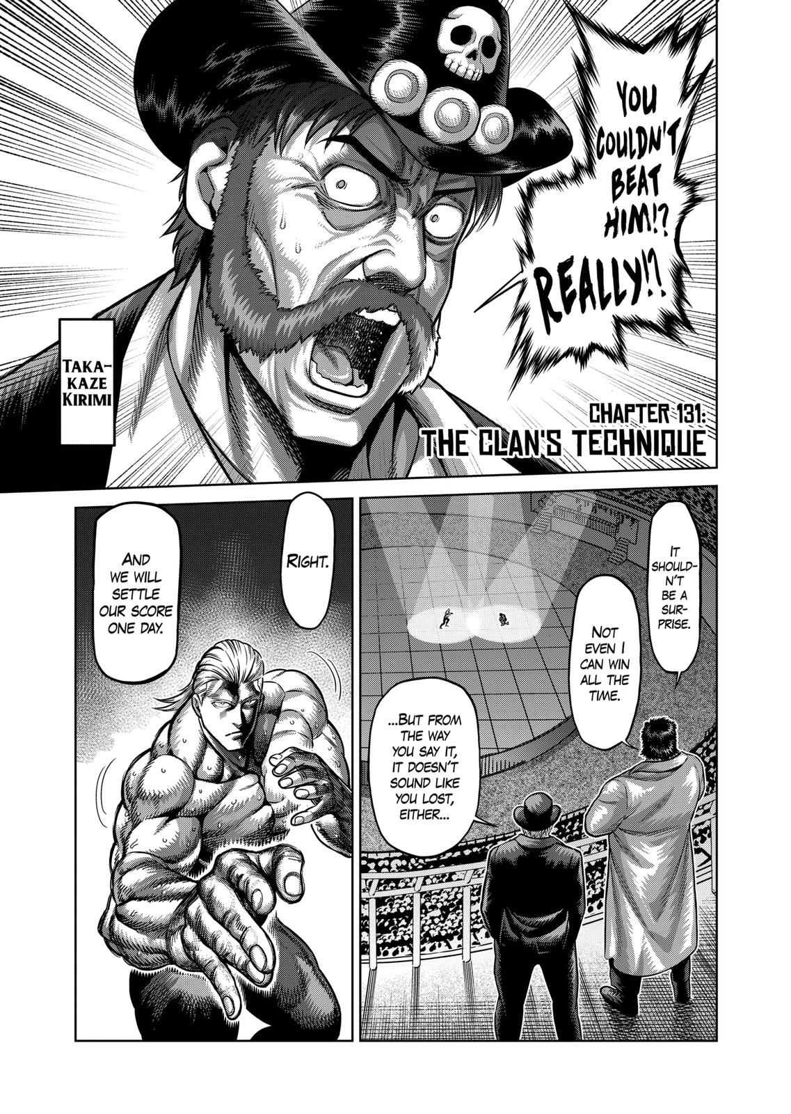 Kengan Omega Chapter 131 page 1 - Chapter 131