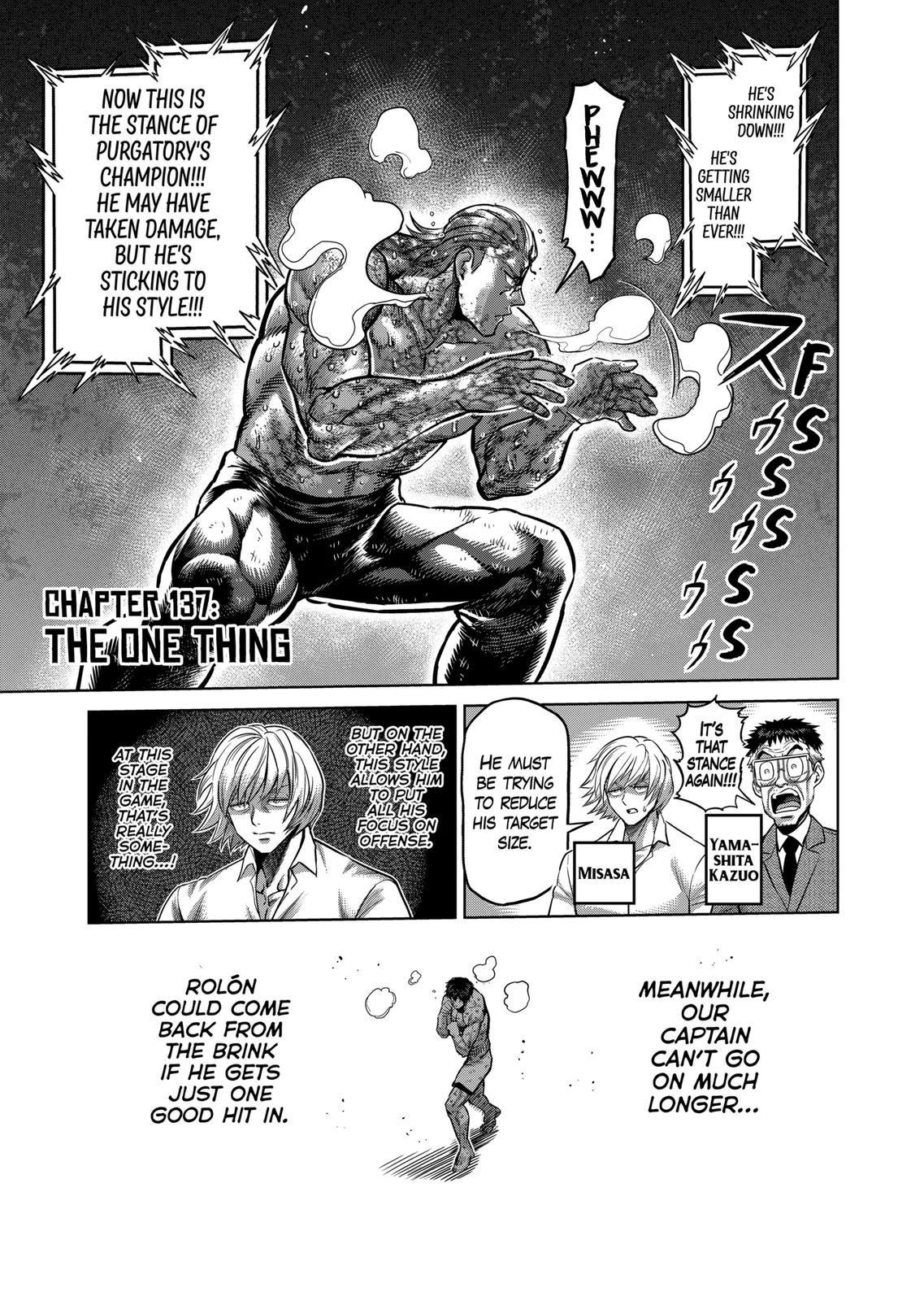 Kengan Omega Chapter 137 page 1 - Chapter 137