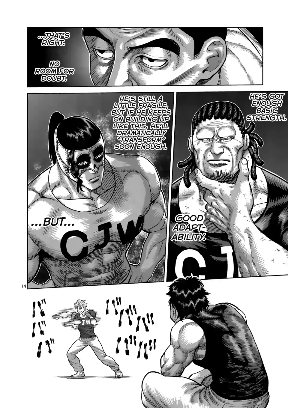 Kengan Omega Chapter 14 page 14 - Chapter 14: All Wasted