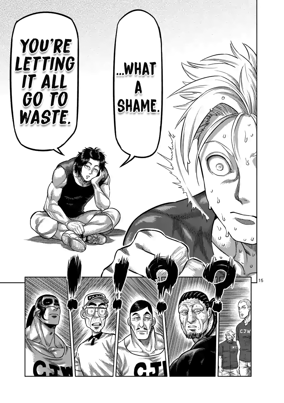 Kengan Omega Chapter 14 page 15 - Chapter 14: All Wasted