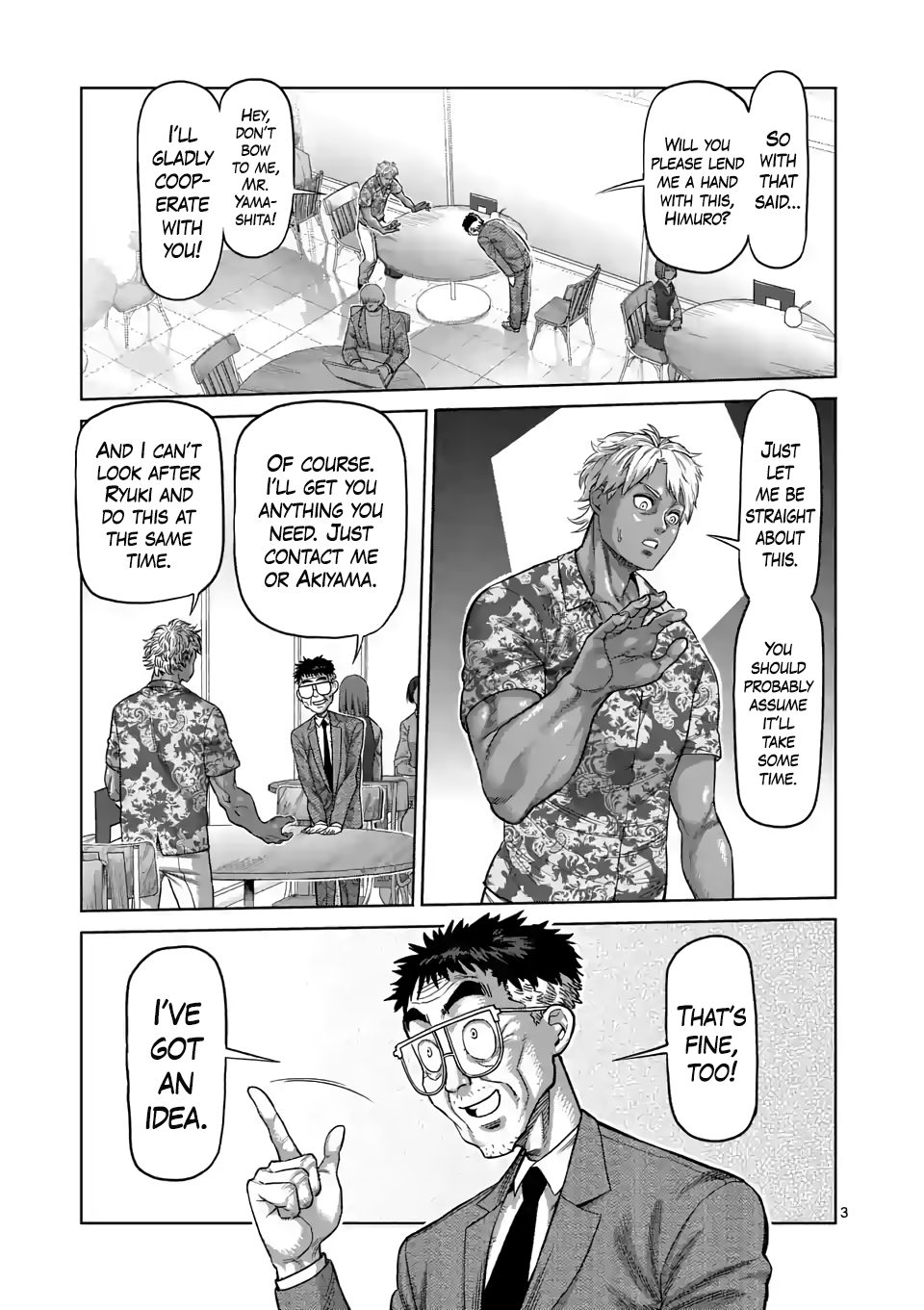 Kengan Omega Chapter 14 page 3 - Chapter 14: All Wasted