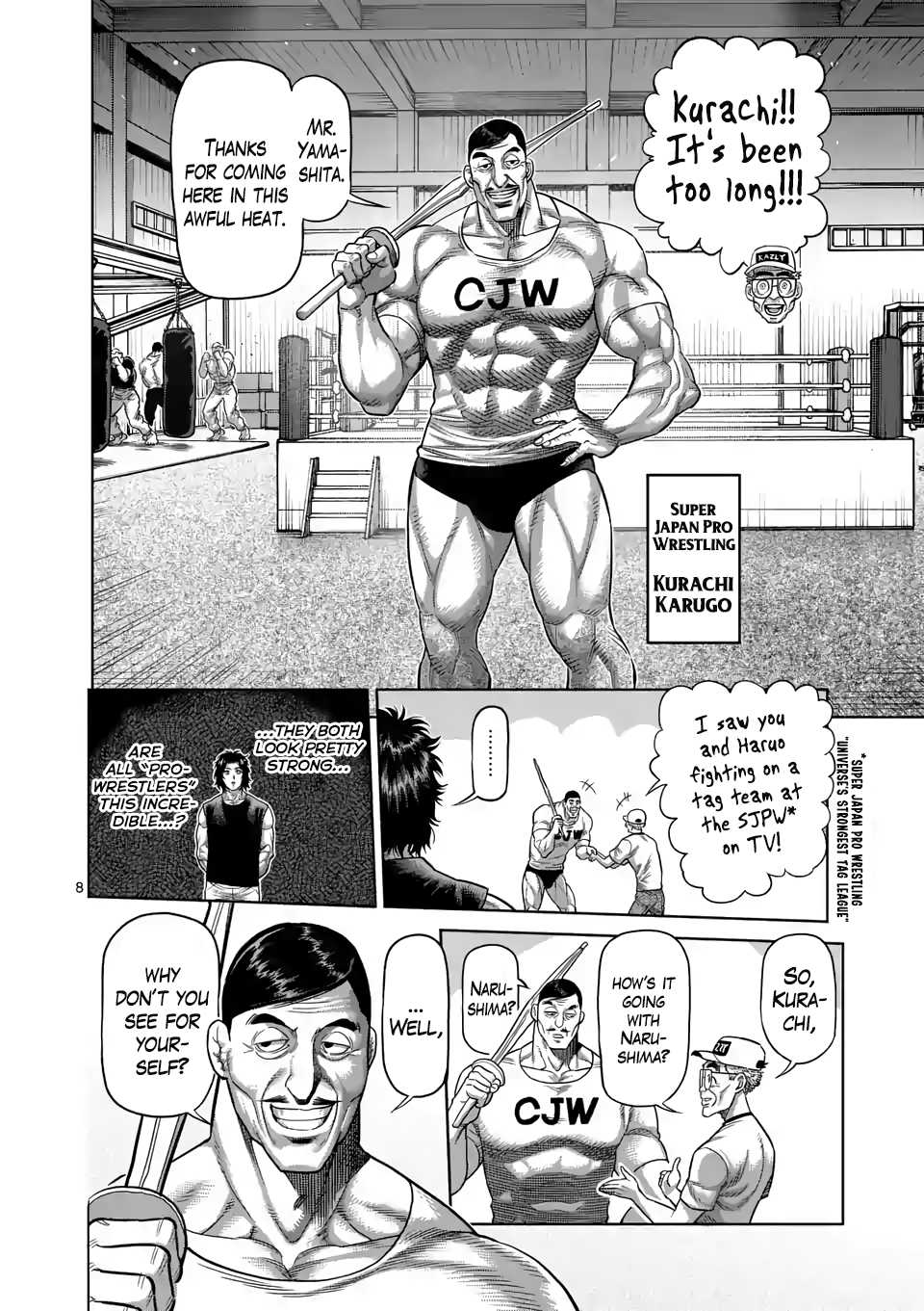 Kengan Omega Chapter 14 page 8 - Chapter 14: All Wasted
