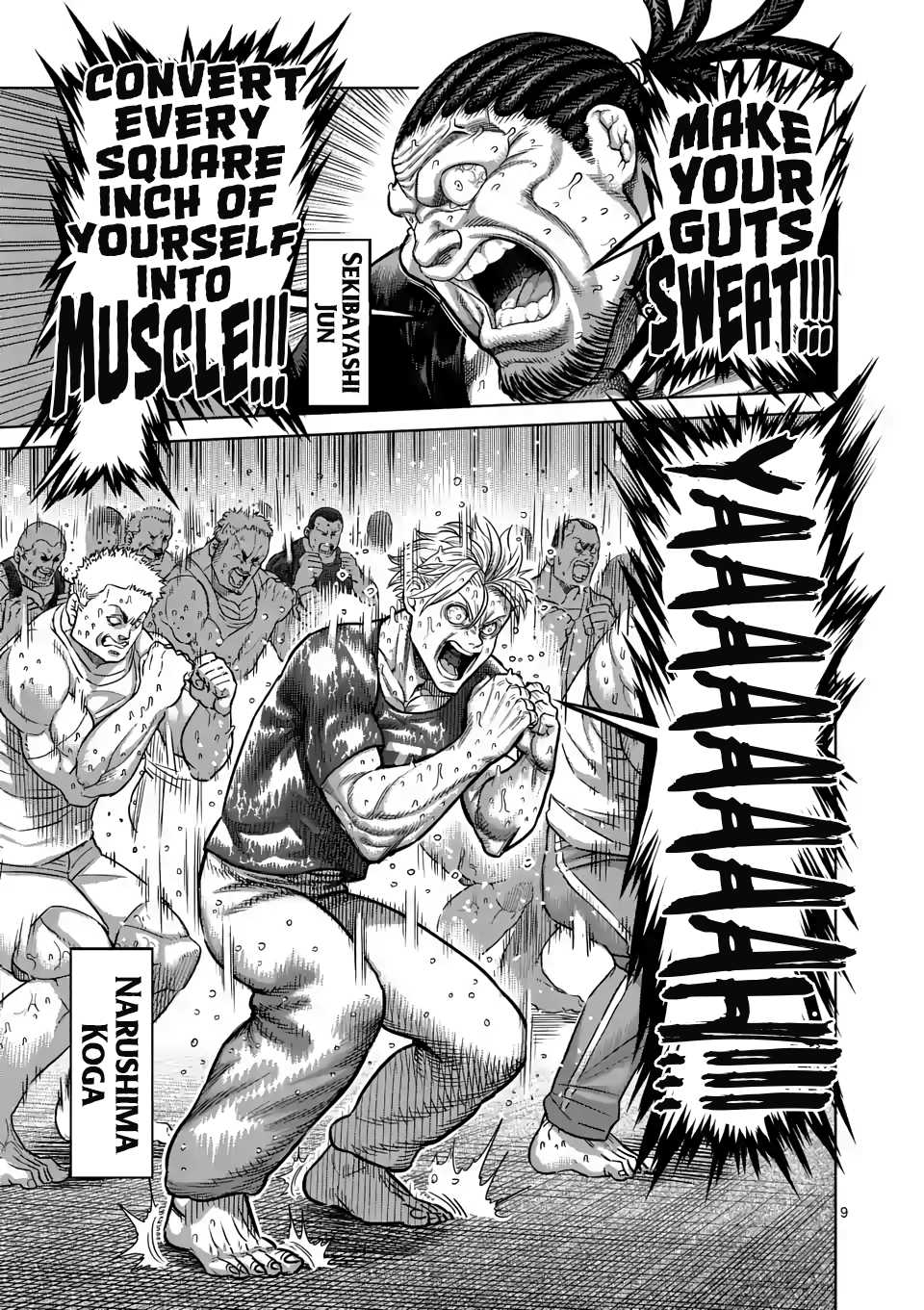 Kengan Omega Chapter 14 page 9 - Chapter 14: All Wasted