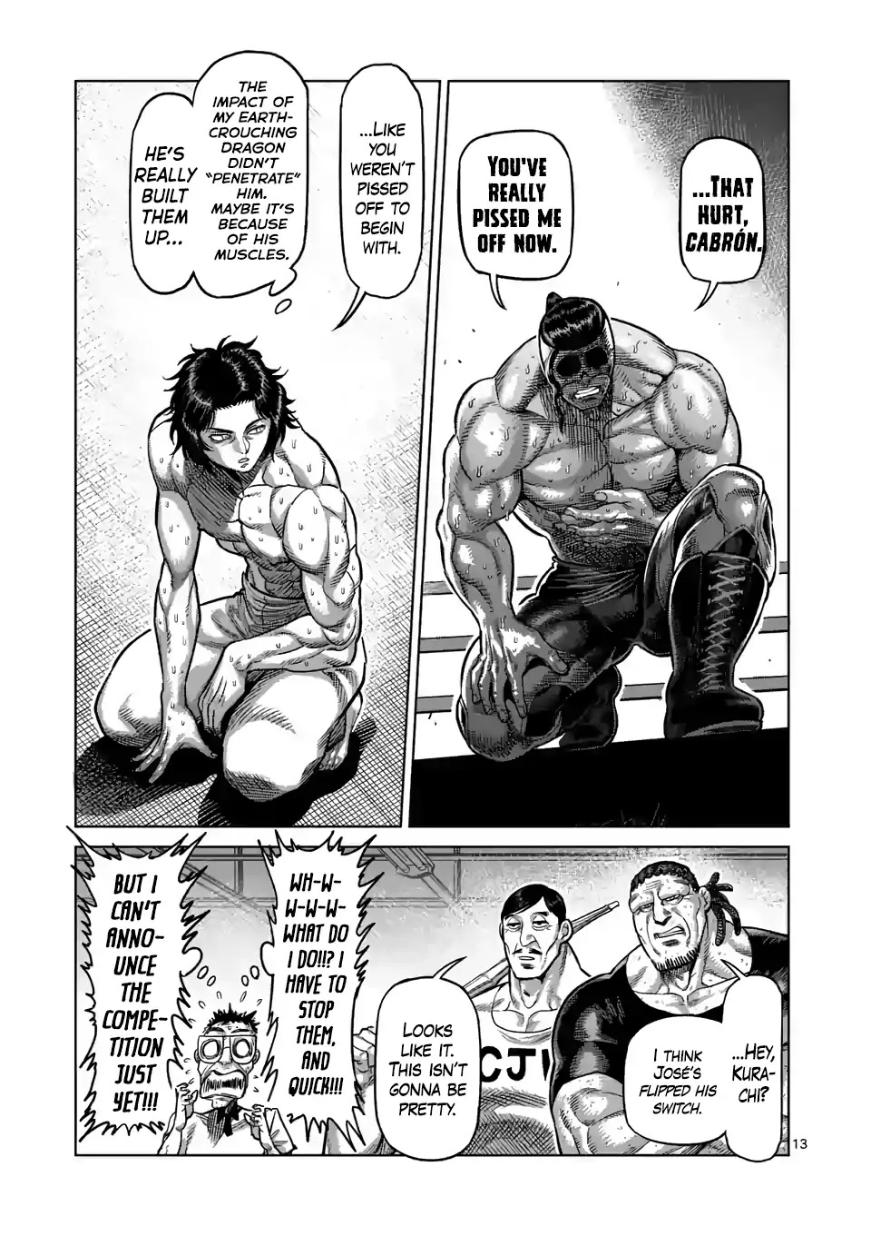 Kengan Omega Chapter 15 page 13 - Chapter 15: Ryuki vs. José
