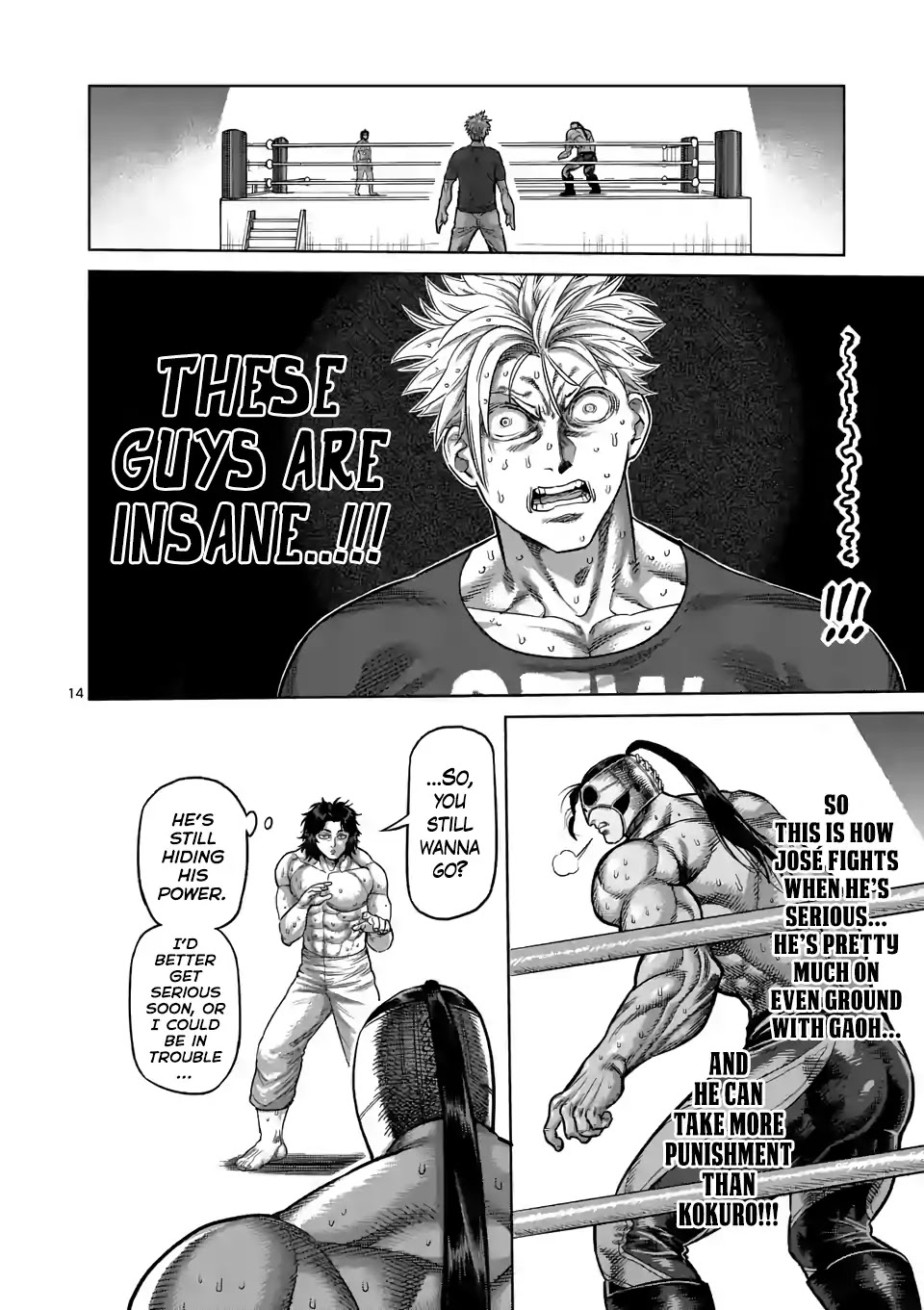 Kengan Omega Chapter 15 page 14 - Chapter 15: Ryuki vs. José