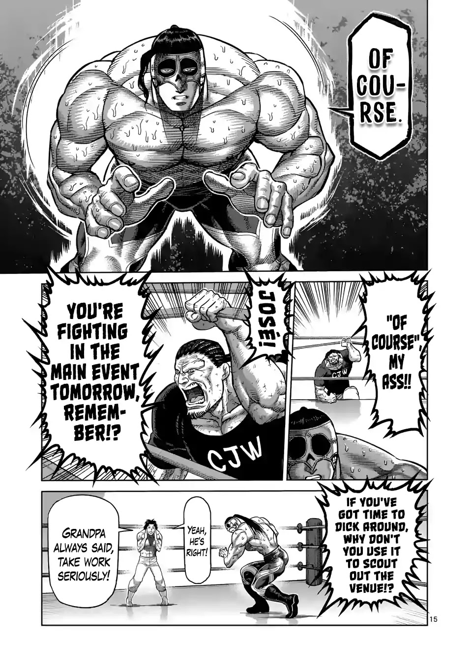 Kengan Omega Chapter 15 page 15 - Chapter 15: Ryuki vs. José